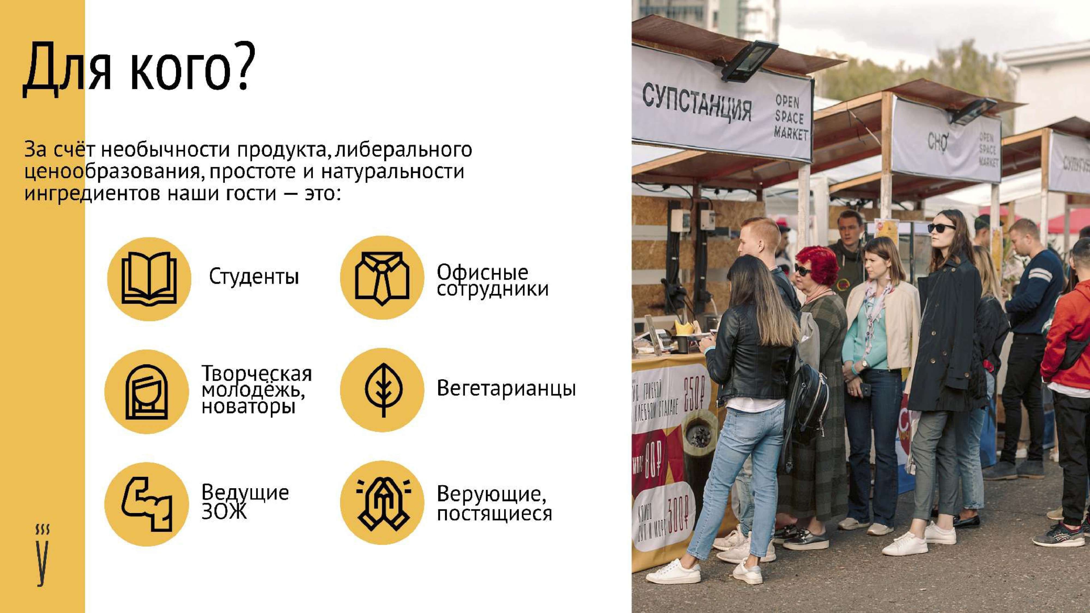 Целевая аудитория франшизы супстанция