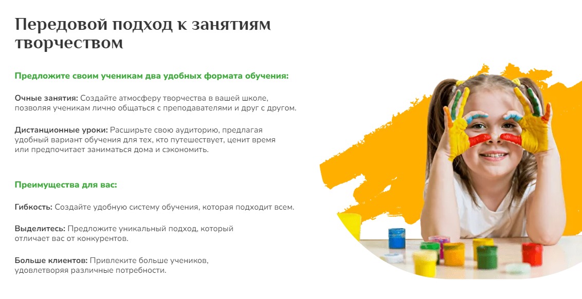 Форматы франшизы художественной школы Анастасии Корниловой