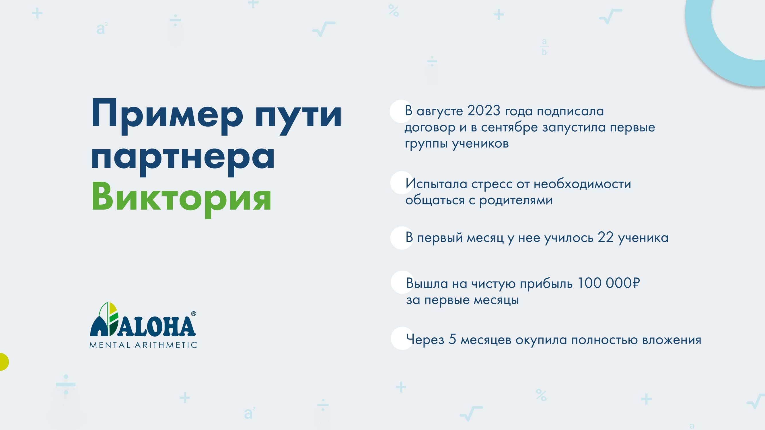 Отзыв франшиза ментальной арифметики Aloha Отзыв франшиза ментальной арифметики Aloha