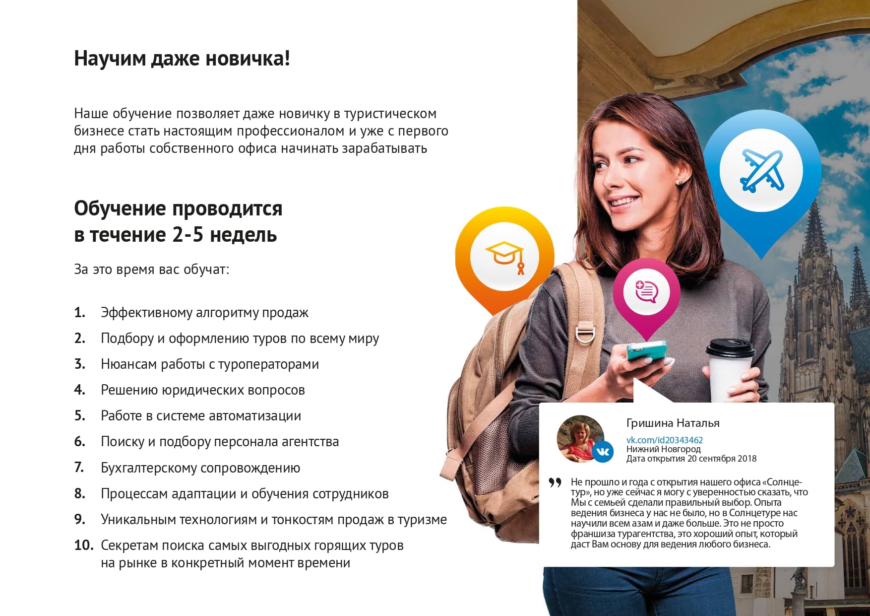 Обучение франчайзи Солнцетур